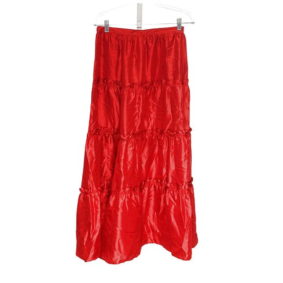 Polo Ralph Lauren Orange Maxi Skirt - Picture 2 of 4